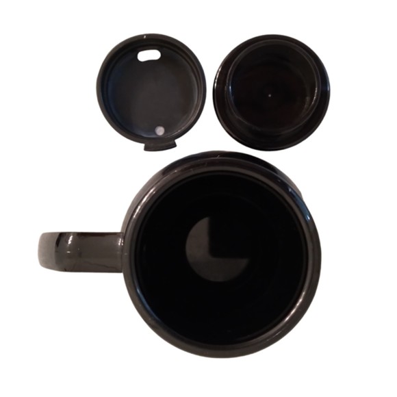 Vintage HP Hewlett Packard Advertising Traveler Spill Proof Coffee Mug - Picture 5 of 10